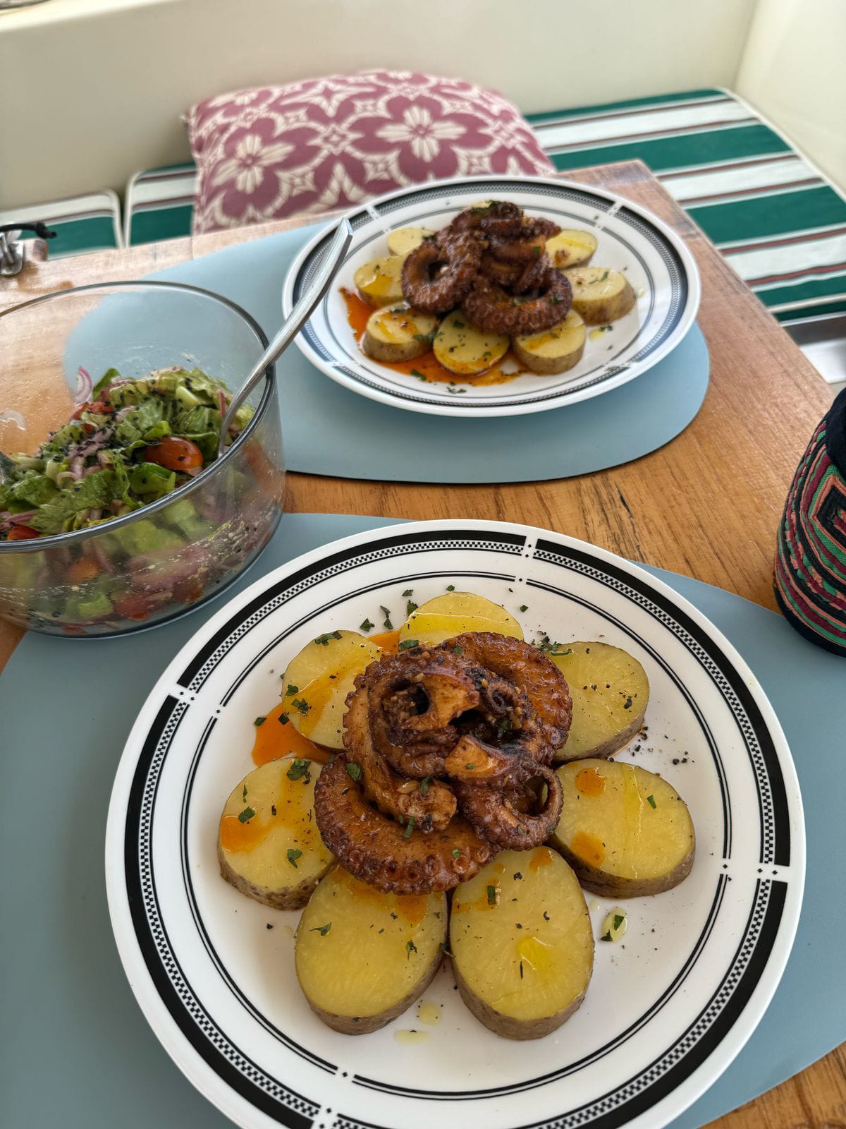 comida a bordo